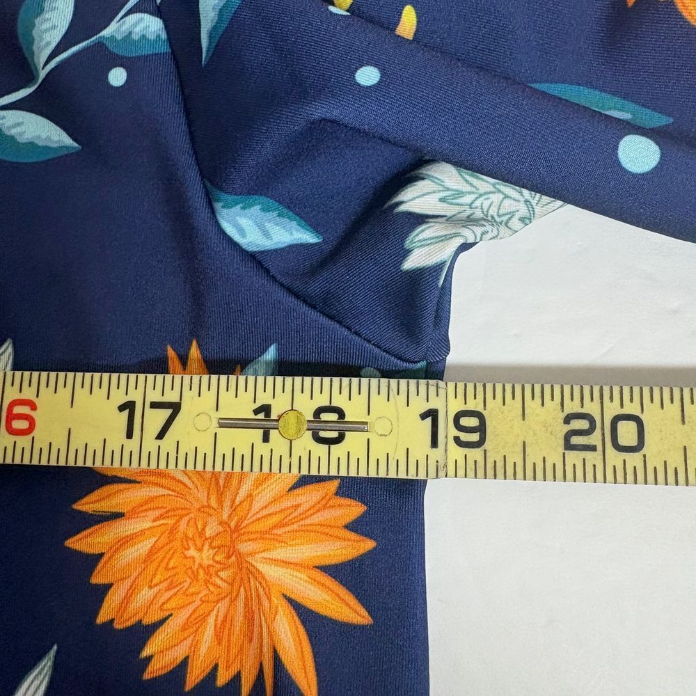 William Murray Mums Floral Golf Polo Shirt Short Sleeve Colorful Size Small - Picture 6 of 7